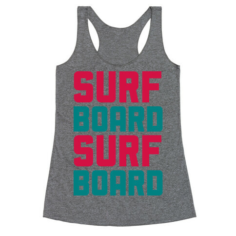 Surfboard Racerback Tank Top