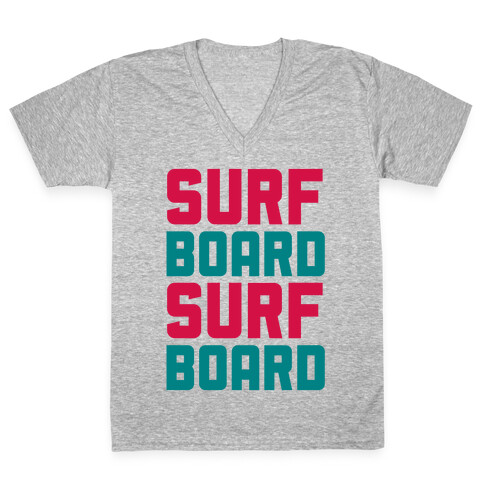 Surfboard V-Neck Tee Shirt
