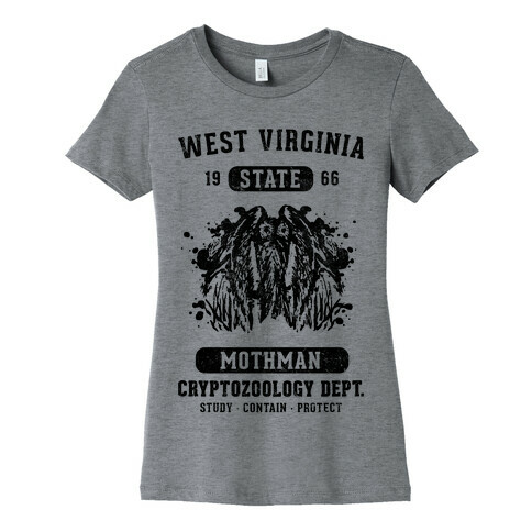 West Virginia Mothman Cryptozoology Womens T-Shirt