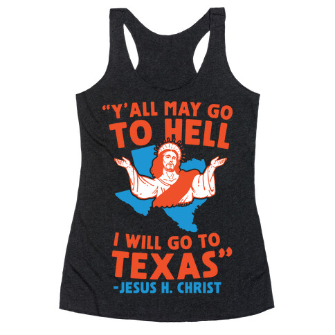 Texas Jesus Racerback Tank Top