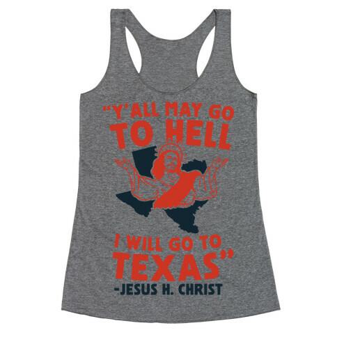 Texas Jesus Racerback Tank Top