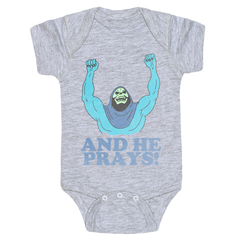 SKELETOR (AND HE PRAYS!) - VINTAGE Baby One-Piece