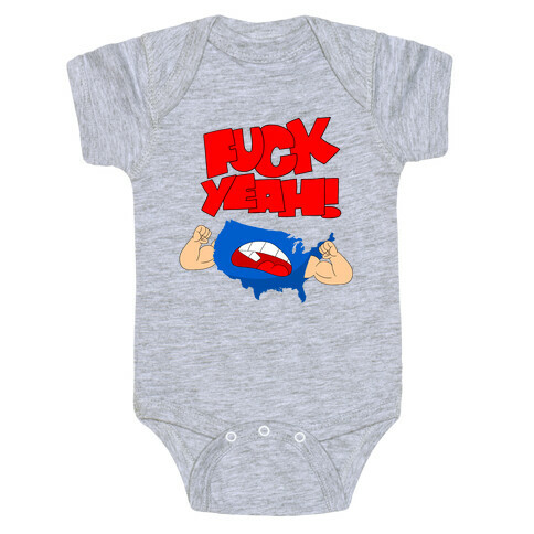 AMERICA F*** YEAH! (TANK) Baby One-Piece