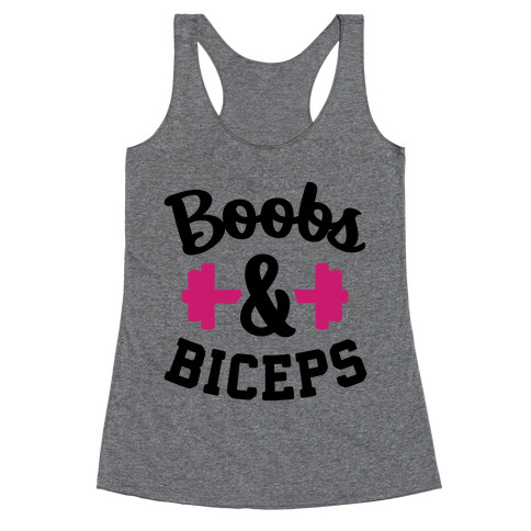 Boobs & Biceps Racerback Tank Top