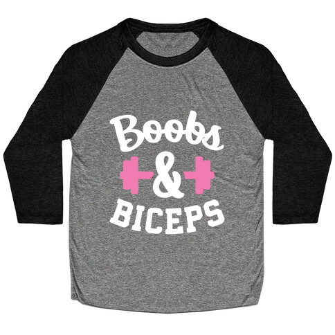 Boobs & Biceps Baseball Tee