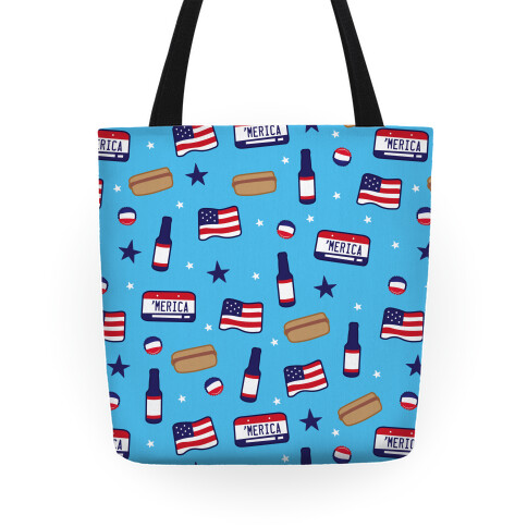 Americana Pattern Tote