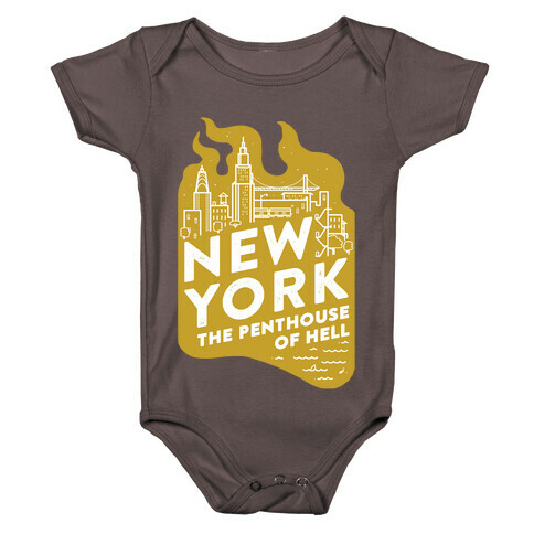 New York The Penthouse Of Hell Baby One-Piece