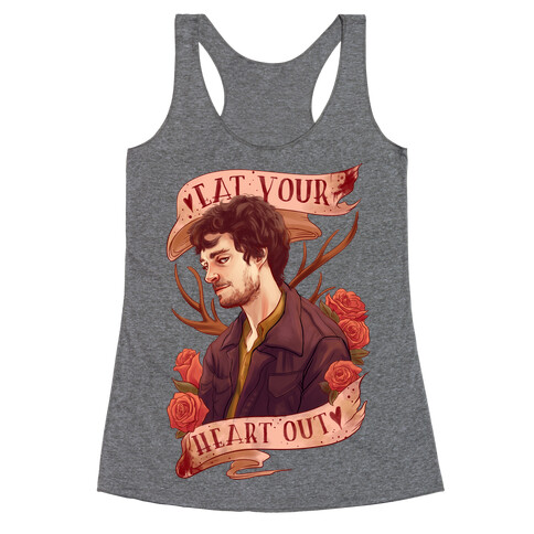 Eat Your Heart Out Parody Racerback Tank Top