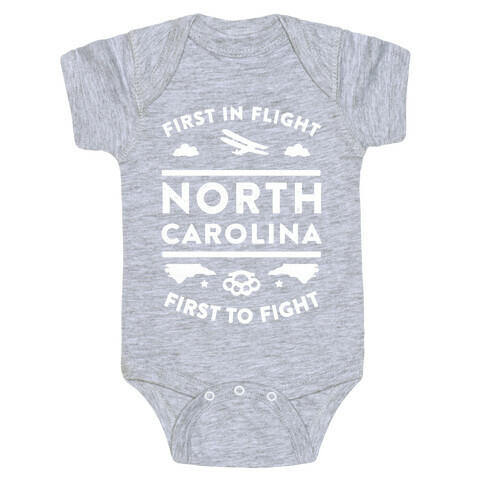 North Carolina Fight and Flight Baby One-Piece