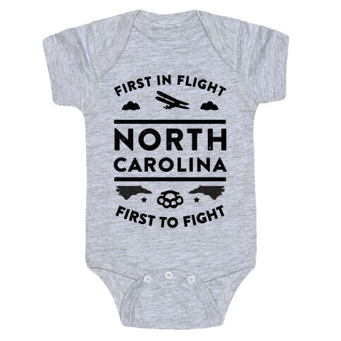 North Carolina Fight and Flight Baby One-Piece