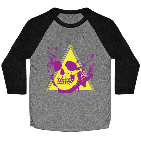 MARILYN SKULL Baseball Tee