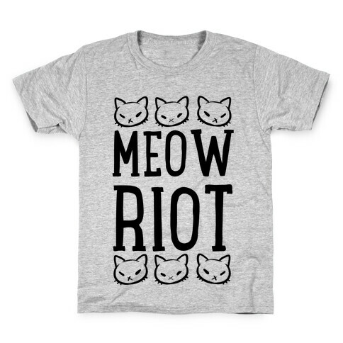 Meow Riot Kids T-Shirt
