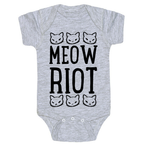Meow Riot Baby One-Piece