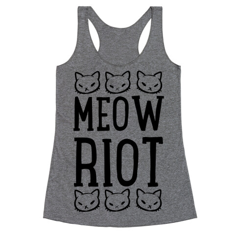 Meow Riot Racerback Tank Top