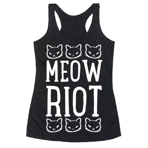 Meow Riot Racerback Tank Top