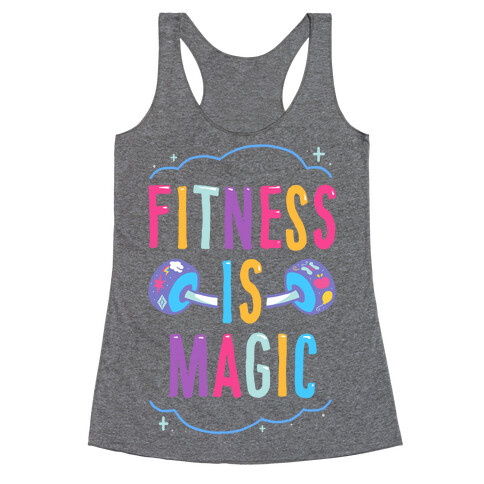 Fitness Is Magic Racerback Tank Top