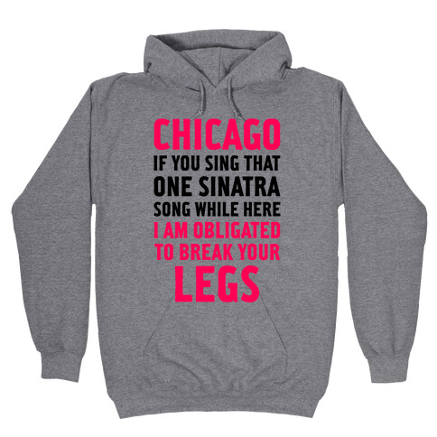 That One Sinatra Song Hooded Sweatshirt