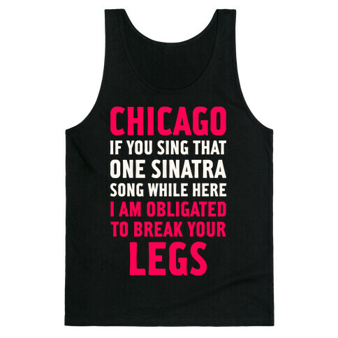 That One Sinatra Song Tank Top