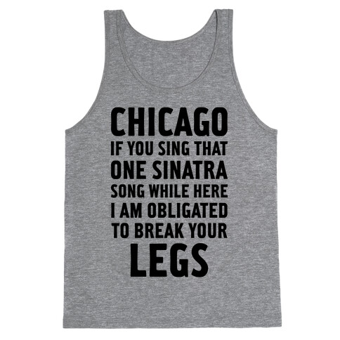 That One Sinatra Song Tank Top