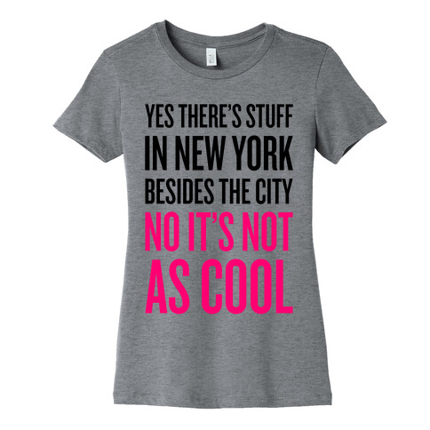 There's Stuff In New York Besides The City Womens T-Shirt