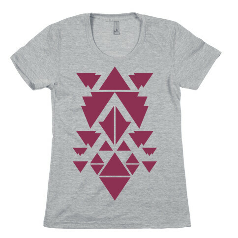 Aztec Pattern (Purple) Womens T-Shirt