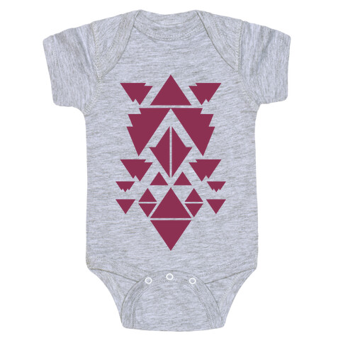 Aztec Pattern (Purple) Baby One-Piece