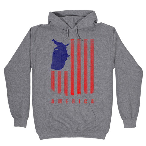 American Flag Hooded Sweatshirt