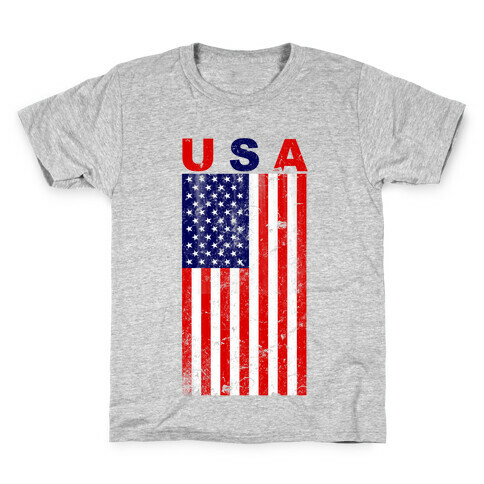 USA Flag Kids T-Shirt