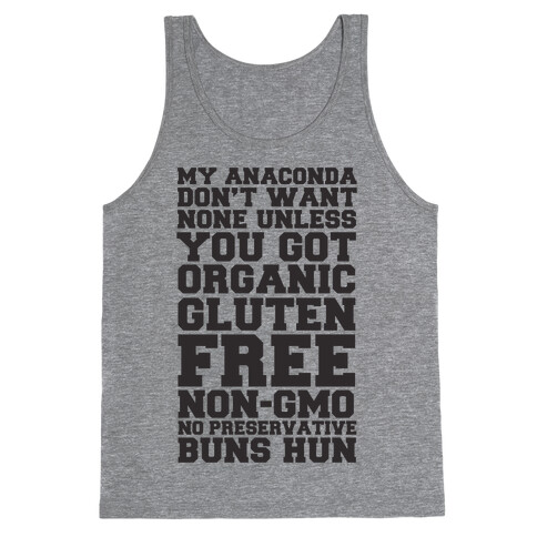 Baby Got Gluten Free Buns Tank Top