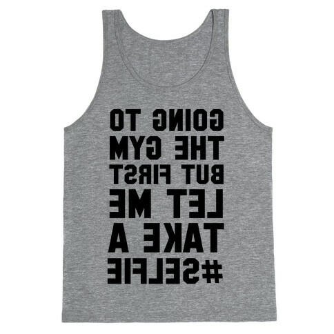 Going to the Gym (Mirror) Tank Top