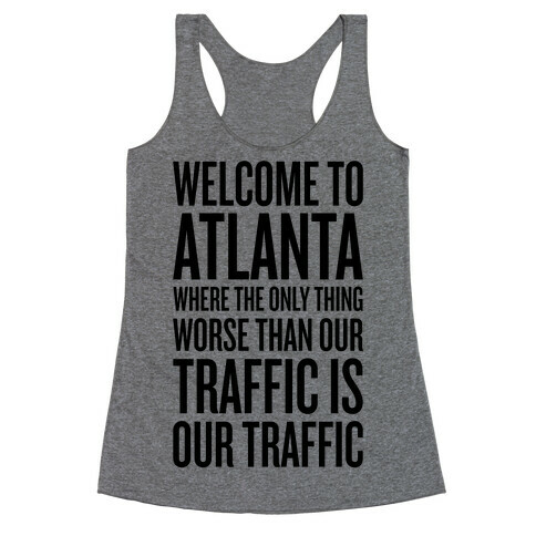 Atlanta Traffic Racerback Tank Top