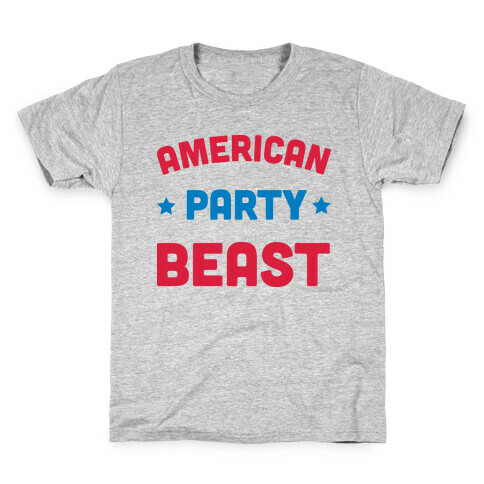 AMERICAN PARTY BEAST Kids T-Shirt