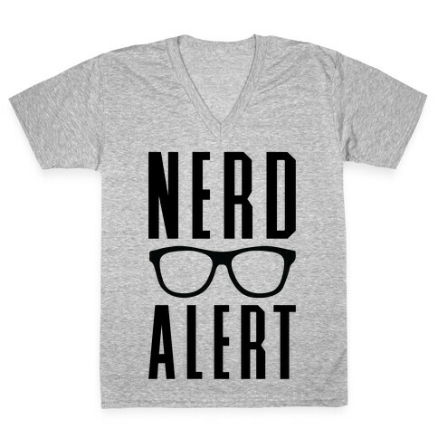 Nerd Alert V-Neck Tee Shirt