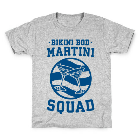Bikini Bod Martini Squad Kids T-Shirt