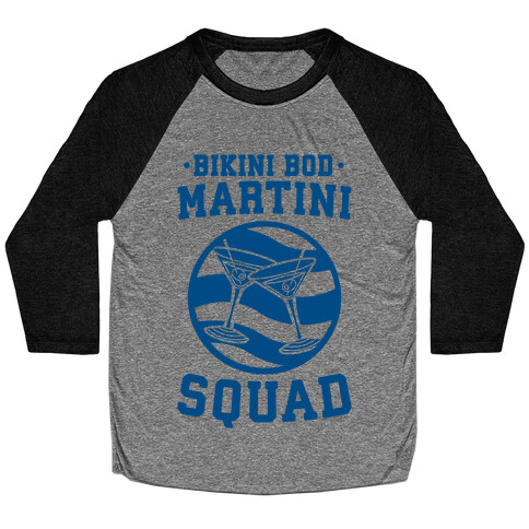 Bikini Bod Martini Squad Baseball Tee