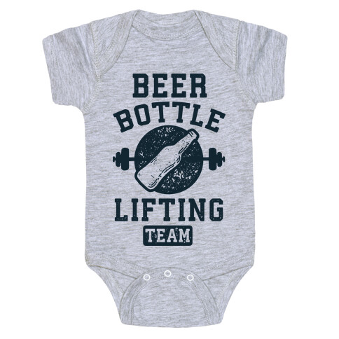 Beer Bottle Lifting Team Baby One-Piece