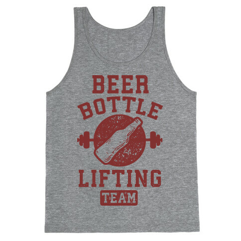 Beer Bottle Lifting Team Tank Top
