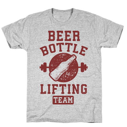 Beer Bottle Lifting Team T-Shirt
