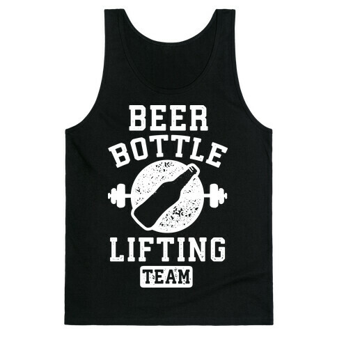Beer Bottle Lifting Team Tank Top