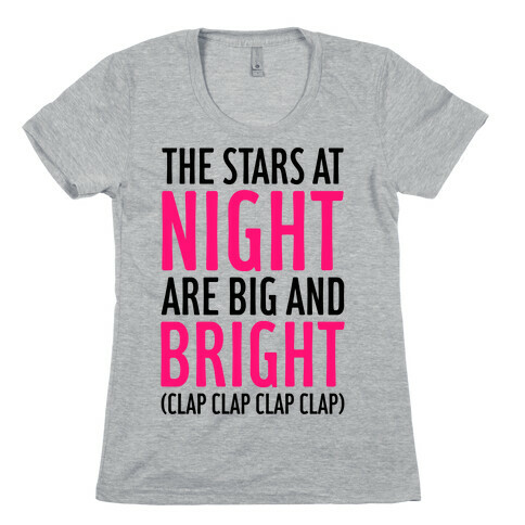 The Stars At Night Womens T-Shirt