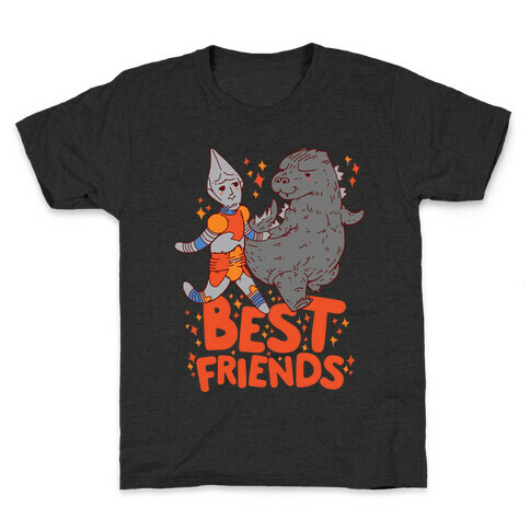Best Friends Jet Jaguar & Godzilla Kids T-Shirt