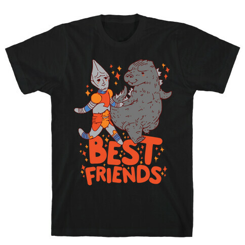 Best Friends Jet Jaguar & Godzilla T-Shirt