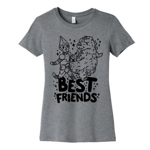 Best Friends Jet Jaguar & Godzilla Womens T-Shirt