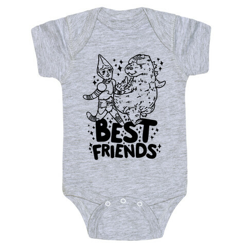 Best Friends Jet Jaguar & Godzilla Baby One-Piece