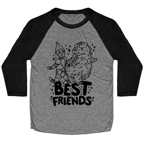 Best Friends Jet Jaguar & Godzilla Baseball Tee