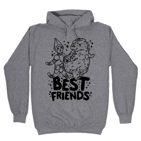 Best Friends Jet Jaguar & Godzilla Hooded Sweatshirt