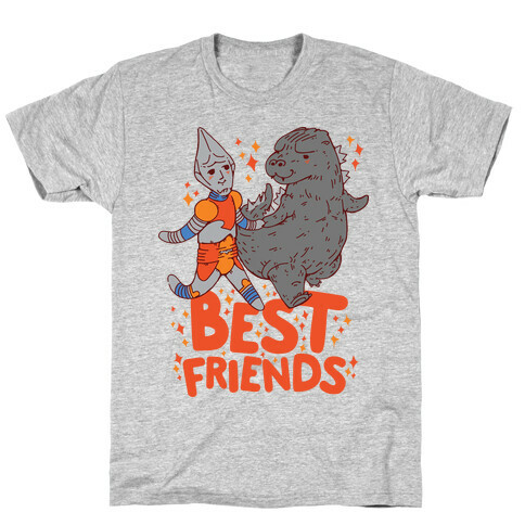 Best Friends Jet Jaguar & Godzilla T-Shirt