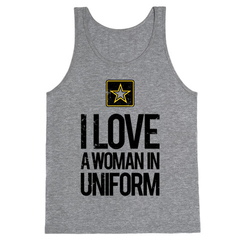 I Love A Woman In Uniform Tank Top