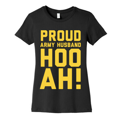 Proud Army Husband Womens T-Shirt