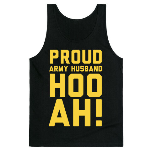 Proud Army Husband Tank Top
